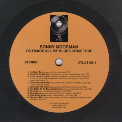 Sonny Moorman - You Made All My Blues Come True (2015)