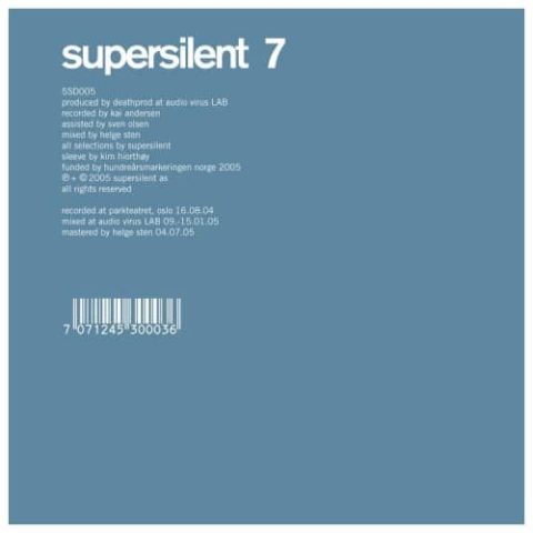 Supersilent - 7 (Audio Only Version) (2005/2016)
